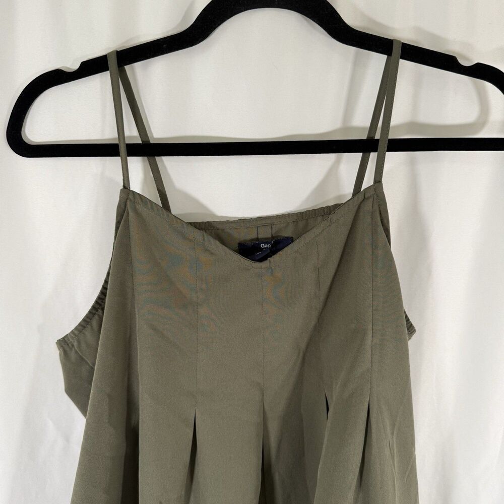Gap Tank Top Women's Small Solid Green Pullover Lightweight Sleeveless - Picture 2 of 9